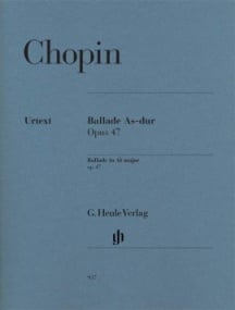 Chopin: Ballade in Ab Major Opus 47 for Piano published by Henle