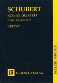 Schubert: Quintet A major [Trout Quintet] D667 (Study Score) published by Henle