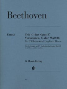 Beethoven: Trio in C opus 87 & Variations in C WoO 28 published by Henle