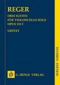 Reger: Three Suites Opus 131c (Study Score) published by Henle