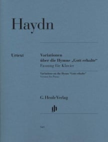 Haydn: Gott erhalte for Piano published by Henle