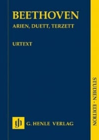 Beethoven: Arias, Duet, Trio (Study Score) published by Henle
