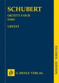 Schubert: Octet D803 (Study Score) published by Henle