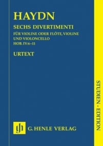 Haydn: Six Divertimenti (Study Score) published by Henle