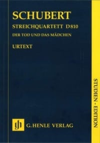 Schubert: String Quartet - The Death and the Maiden D810 (Study Score) published by Henle