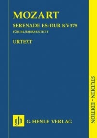 Mozart: Serenade Eb major K375 (Study Score) published by Henle (Sextet Version)