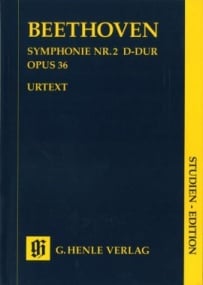 Beethoven: Symphony No. 2 D major Opus 36 (Study Score) published by Henle