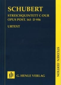 Schubert: String Quintet in C major D956 (Study Score) published by Henle