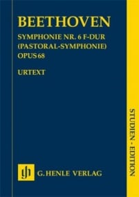 Beethoven: Symphony No 6 in F Major ''Pastoral'' (Study Score) published by Henle