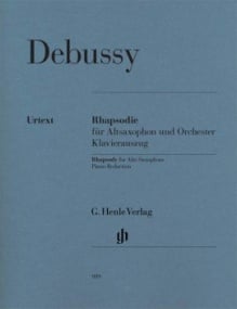 Debussy: Rhapsodie for Alto Saxophone published by Henle