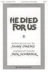 Schrader: He Died for Us SATB published by Hope Publishing