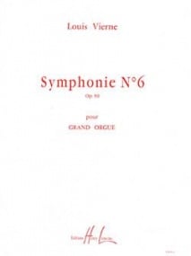 Vierne: Symphonie No 6 Opus 59 for Organ published by Lemoine