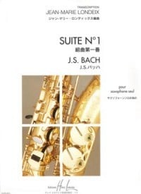 Bach: Suite No 1 for Saxophone published by Lemoine