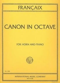 Francaix: Canon in Octave for Horn published by IMC