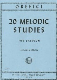 Orefici: Melodic Studies for Bassoon published by IMC