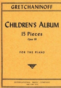 Gretchaninov: Children's Album Opus 98 for Piano published by IMC