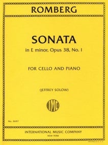 Romberg: Sonata in E Minor for Cello published by IMC
