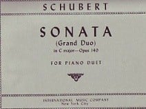 Schubert: Sonata in C Opus 140 (Grand Duo) for Piano Duet published by IMC