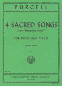 Purcell: 4 Sacred Songs for Low Voice published by IMC