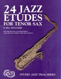 Holcombe: 24 Jazz Etudes for Tenor Saxophone published by Musicians Publications