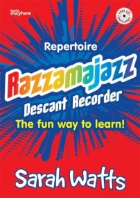 Razzamajazz Repertoire - Descant Recorder published by Mayhew (Book & CD)