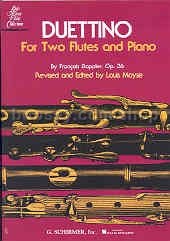 Doppler: Duettino For Two Flutes And Piano Opus 36 published by Schirmer