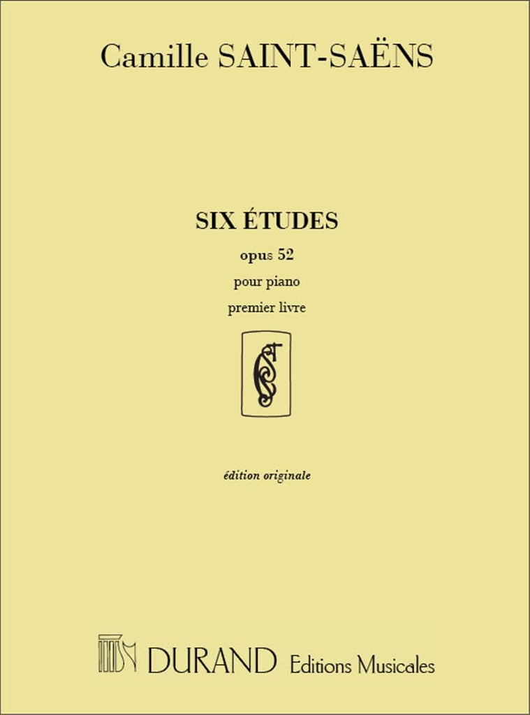 Saint-Saens: 6 Etudes Opus 52 for Piano published by Durand