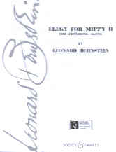 Bernstein: Elegy for Mippy II for Trombone published by Boosey & Hawkes