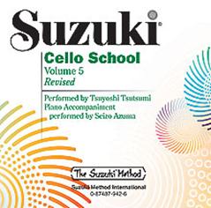 Suzuki Cello School Volume 5 published by Alfred (CD Only)