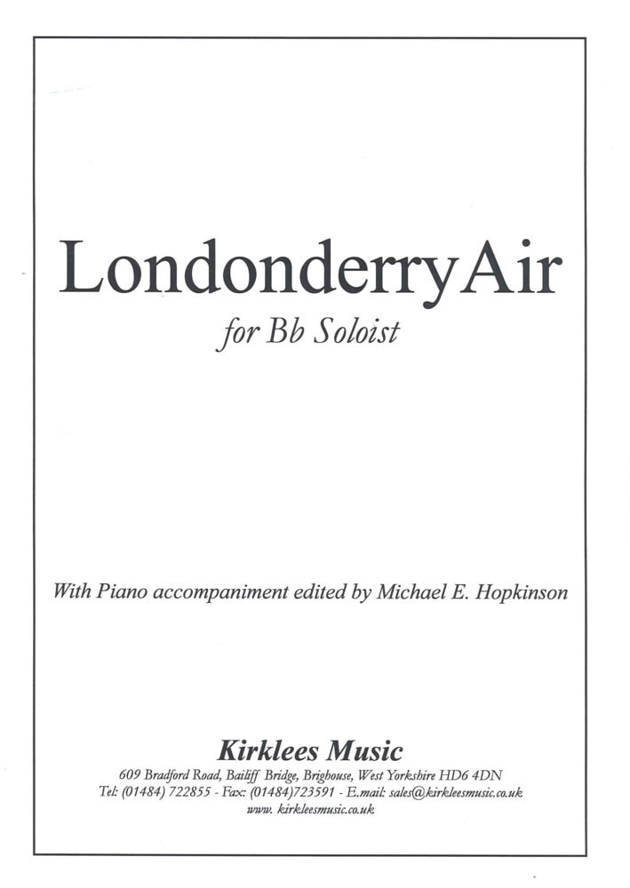 Londonderry Air for Bb Soloist published by Kirklees