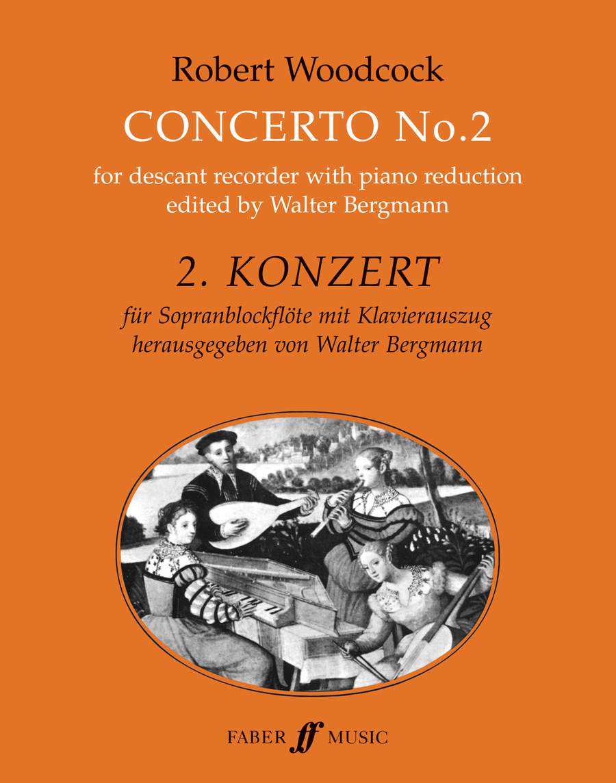 Woodcock: Concerto No 2 in G for Descant Recorder published by Faber