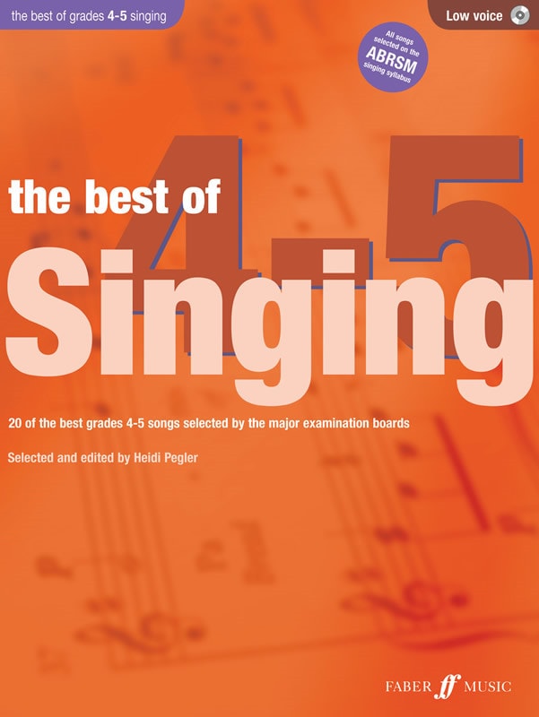 The Best of Singing Grade 4 to 5 - Low Voice published by Faber