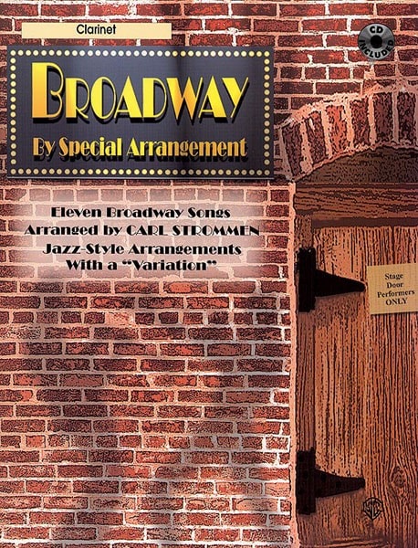 Broadway by Special Arrangement - Clarinet published by Alfred (Book & CD)