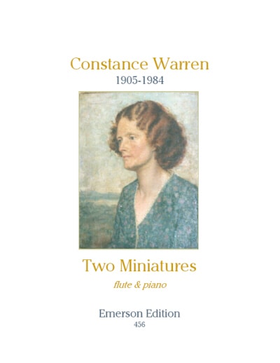 Warren: Two Miniatures for Flute published by Emerson