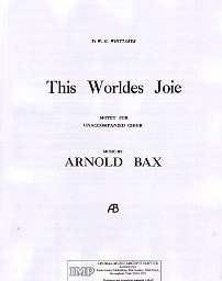Bax: This Worldes Joie SSAATTB published by IMP