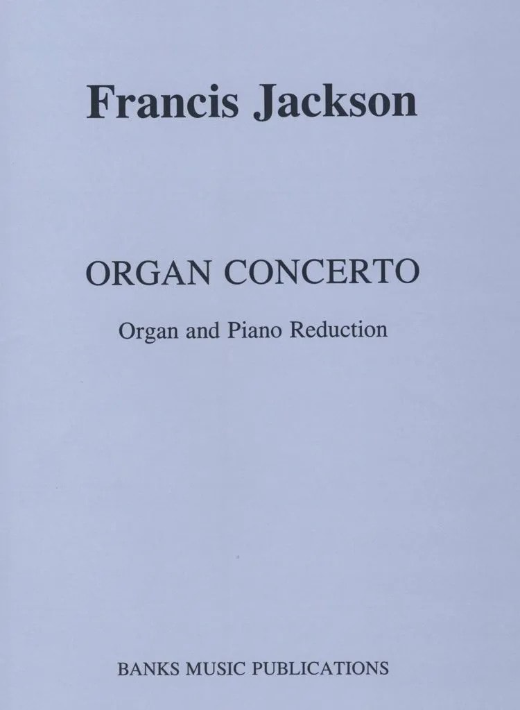 Jackson: Organ Concerto published by Banks