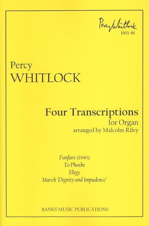 Whitlock: Four Transcriptions for Organ published by Banks