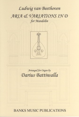 Beethoven: Aria & Variations 'for mandolin', arr for Organ published by Banks