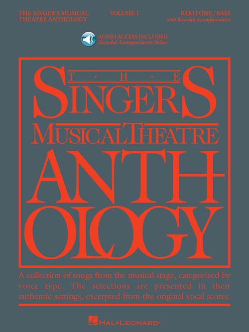 Singers Musical Theatre Anthology 1 Baritone/Bass published by Hal Leonard (Book/Online Audio)