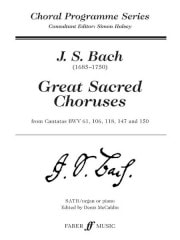 Bach: Great Sacred Choruses SATB published by Faber