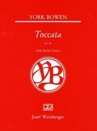 Bowen: Toccata Opus 155 for piano published by Weinberger