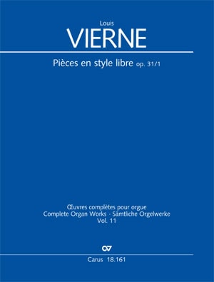 Vierne: 24 Pieces en Style Libre Book 1 for Organ published by Carus