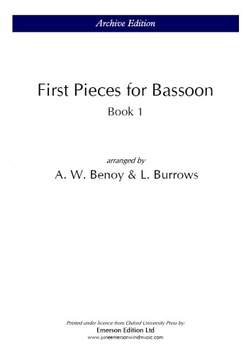 First Pieces for Bassoon Book 1 published by OUP Archive