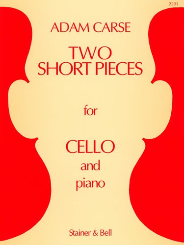 Carse: 2 Short Pieces for Cello published by Stainer and Bell