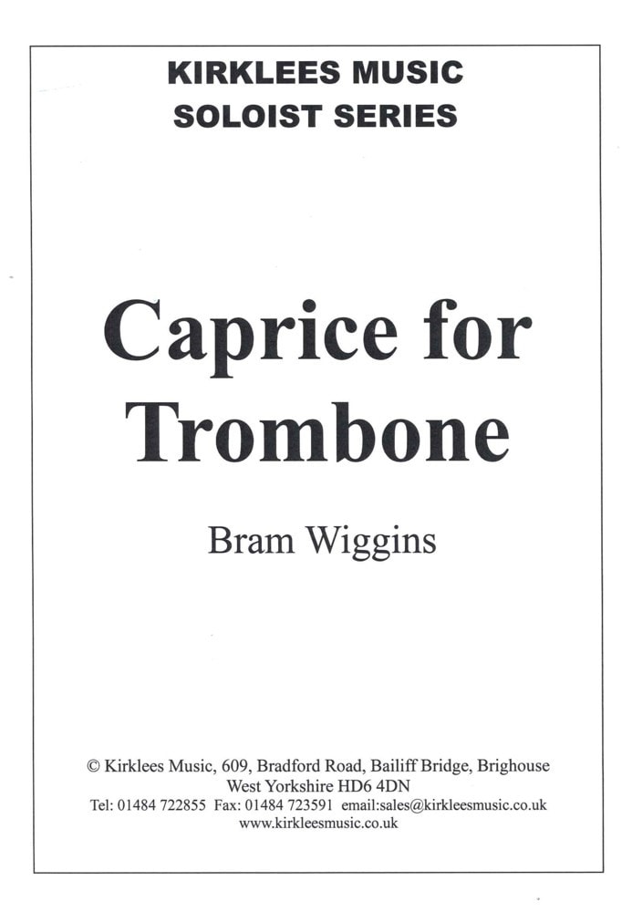 Wiggins: Caprice for Trombone published by Kirklees