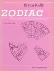 Kelly: Zodiac Set 1 for Clarinet published by Weinberger