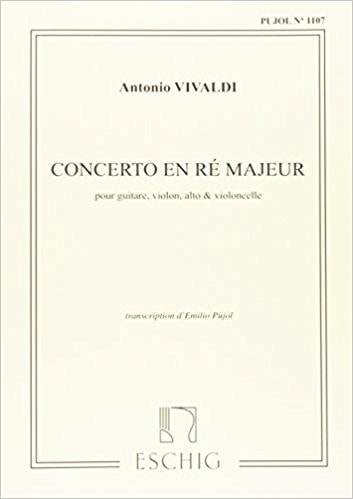Vivaldi: Concerto FXII/15 (RV93) in D major published by Eschig