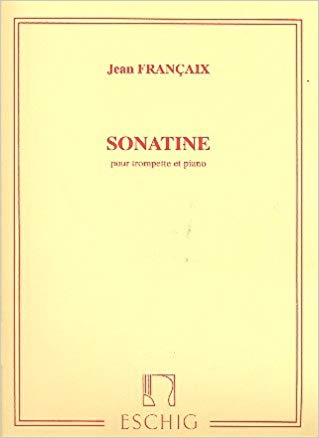 Francaix: Sonatine for Trumpet published by Eschig