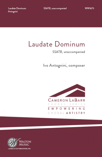 Antognini: Laudate Dominum SATB published by Walton