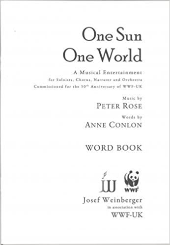 One Sun One World (Word Book) published by Weinberger